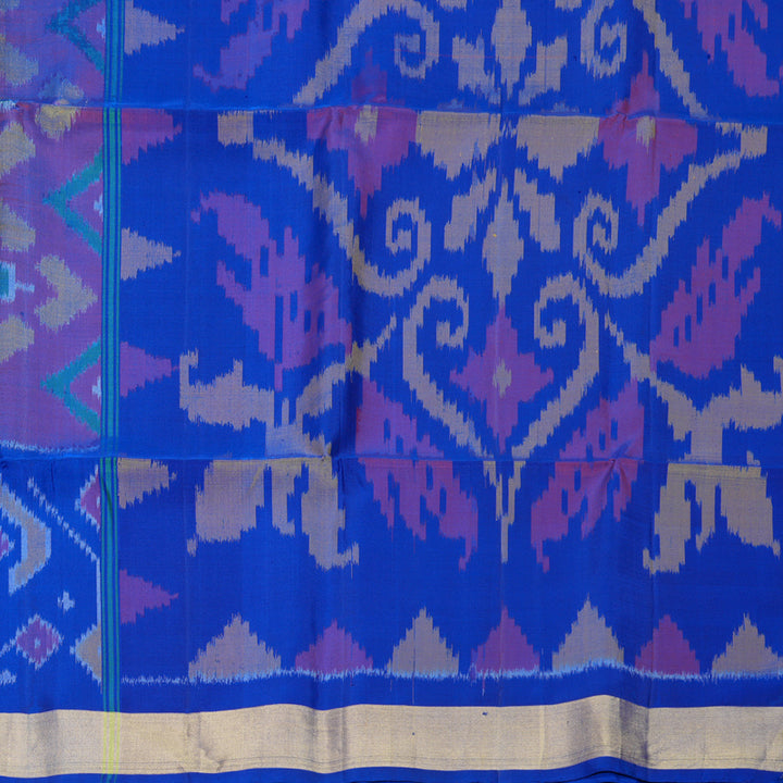 Hayagrivas Brick Red Handloom Ikkat Soft Silk Saree KBF909H2-11