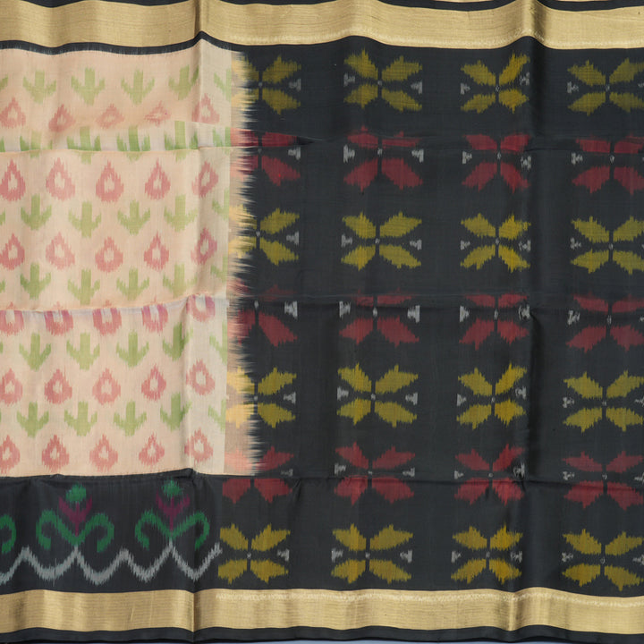 Hayagrivas Beige Handloom Soft Silk Saree KBF909H2-26