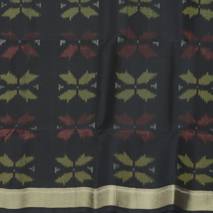 Hayagrivas Sandal Handloom Ikkat Soft Silk Saree KBF909H2-30