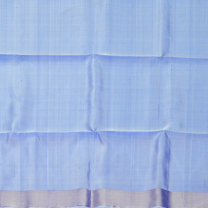 Hayagrivas Ananda Blue Handloom Ikkat Soft Silk Saree KBF909H2-41