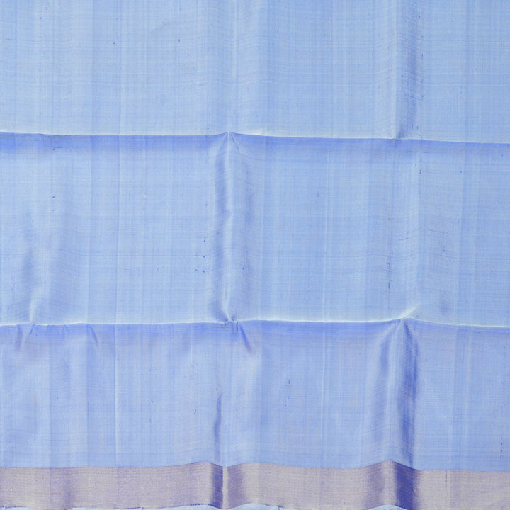 Hayagrivas Ananda Blue Handloom Ikkat Soft Silk Saree KBF909H2-41