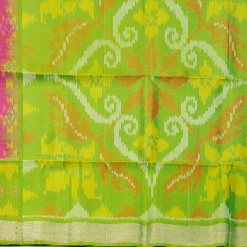 Hayagrivas Rani Pink Handloom Ikkat Soft Silk Saree KBF909H2-44