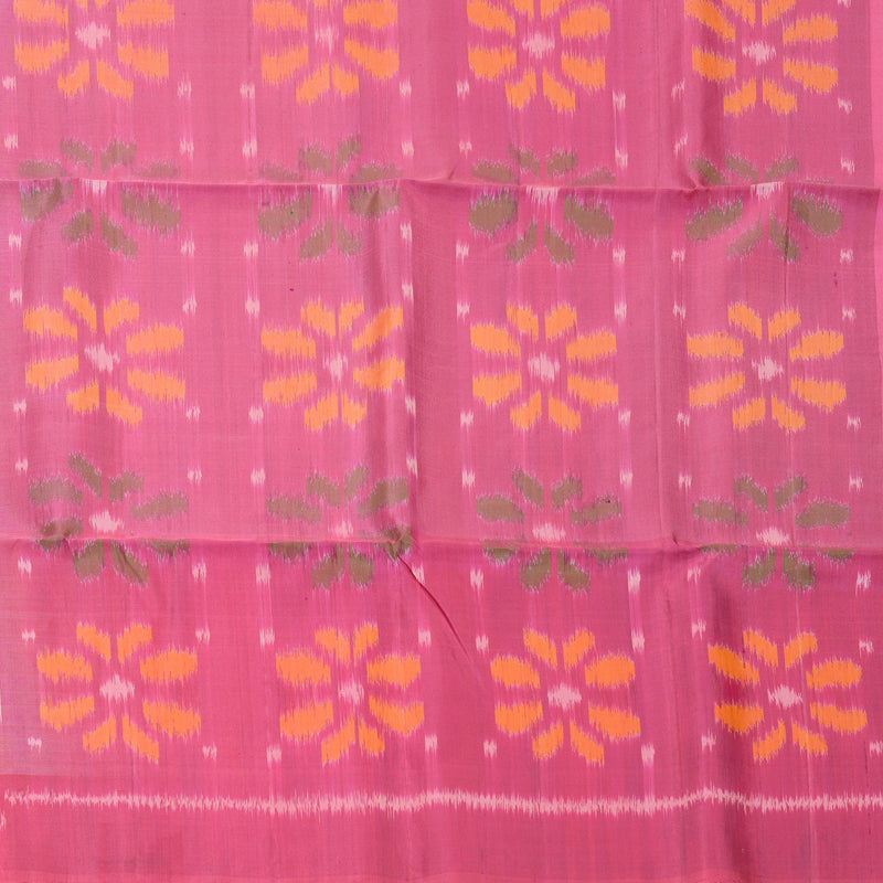 Hayagrivas Grey Handloom Ikkat Soft Silk Saree KBF909H2-47