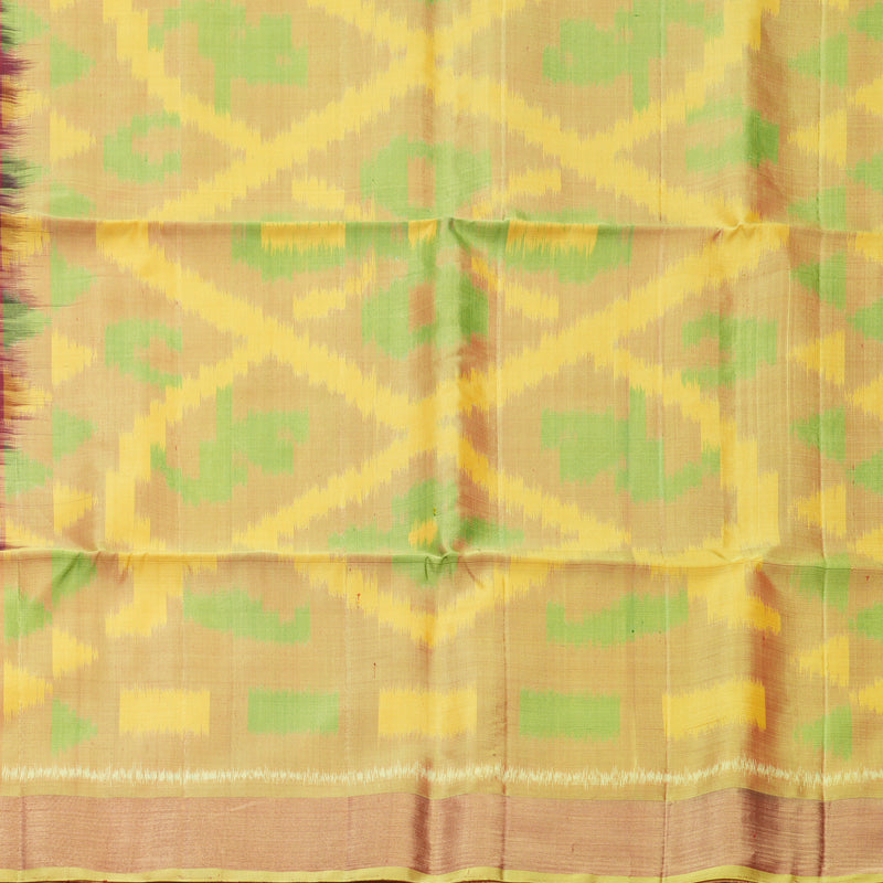 Hayagrivas Purple Handloom Ikkat Soft Silk Saree KBF909H2-61