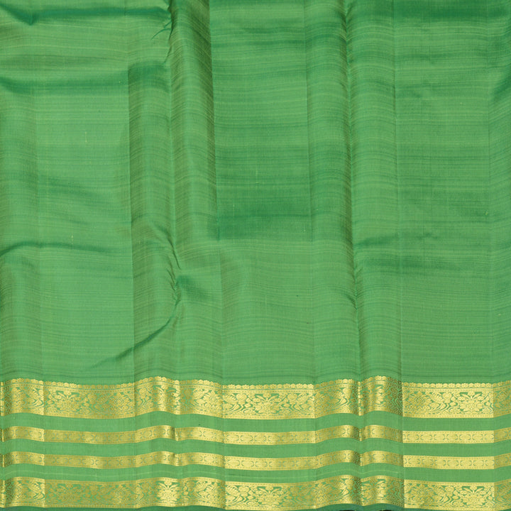 Hayagrivas Handloom Dual Tone (Pink &amp; Beige) Kanjivaram Silk Saree with Light Green Border KBF910H1-8