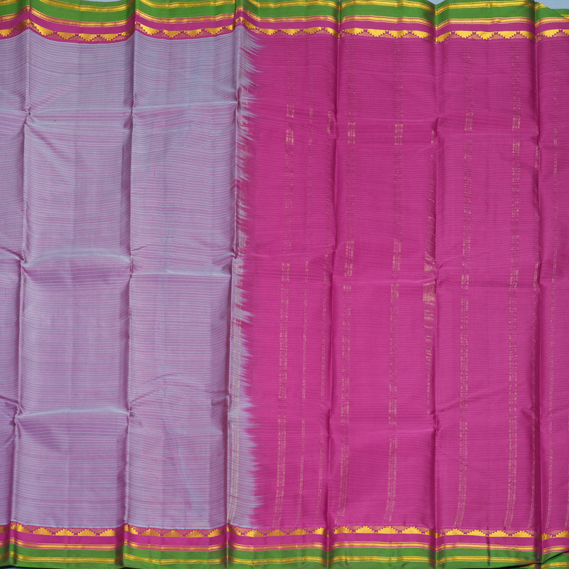 Hayagrivas Handloom Lilac Kanjivaram Silk Saree KBF912H1-20