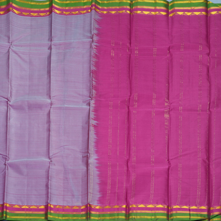 Hayagrivas Handloom Lilac Kanjivaram Silk Saree KBF912H1-20