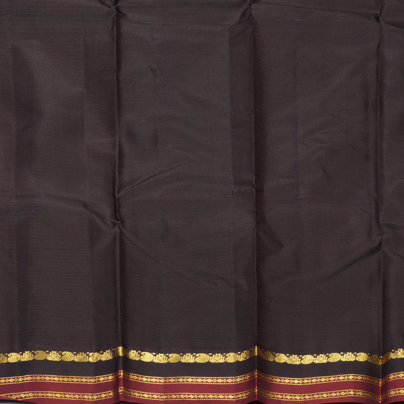Hayagrivas Handloom Olive Green Kanjivaram Silk Saree KBF912H1-23