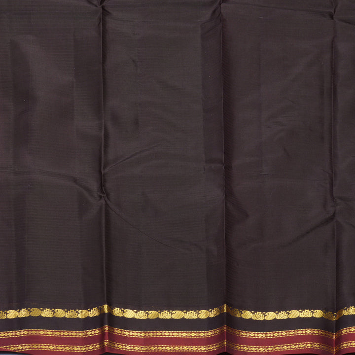 Hayagrivas Handloom Olive Green Kanjivaram Silk Saree KBF912H1-23