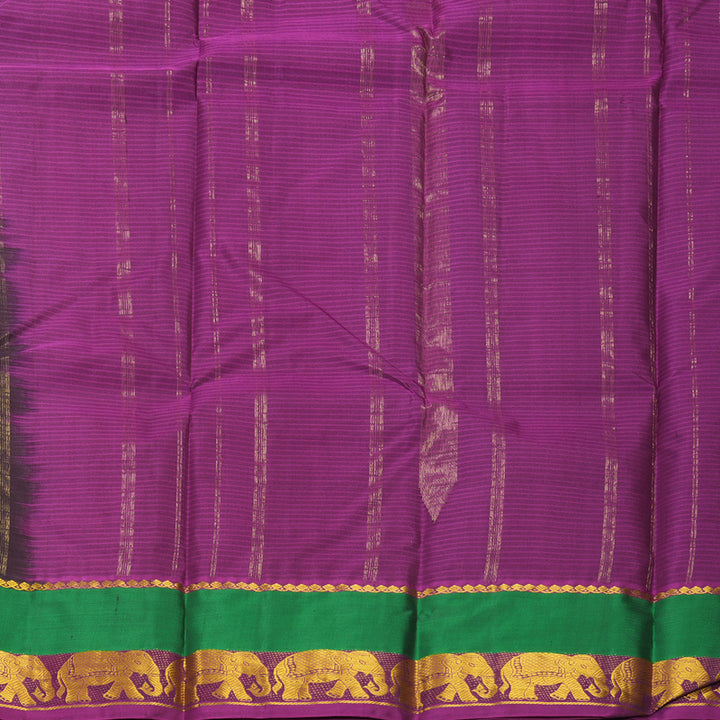 Hayagrivas Handloom Deep Snuff Kanjivaram Silk Saree KBF912H2-15