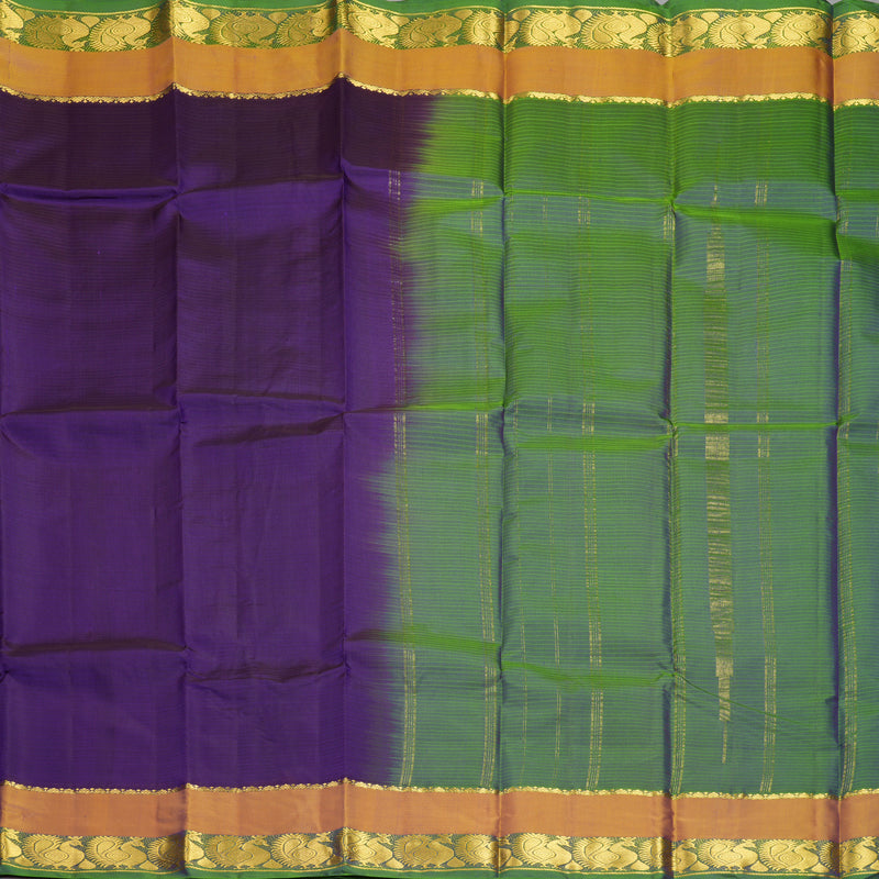 Hayagrivas Handloom Violet Kanjivaram Silk Saree KBF912H2-8