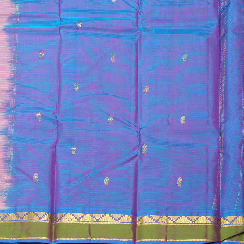 Hayagrivas Handloom Baby Pink Kanjivaram Silk Saree KBF912H3-14