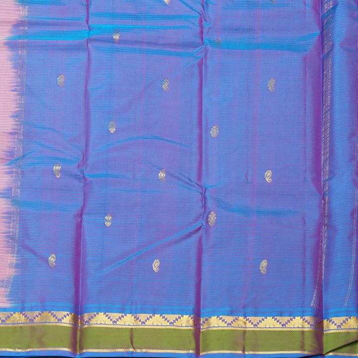 Hayagrivas Handloom Baby Pink Kanjivaram Silk Saree KBF912H3-14