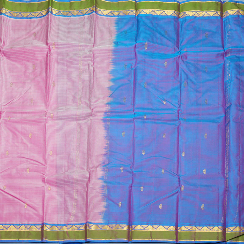 Hayagrivas Handloom Baby Pink Kanjivaram Silk Saree KBF912H3-14