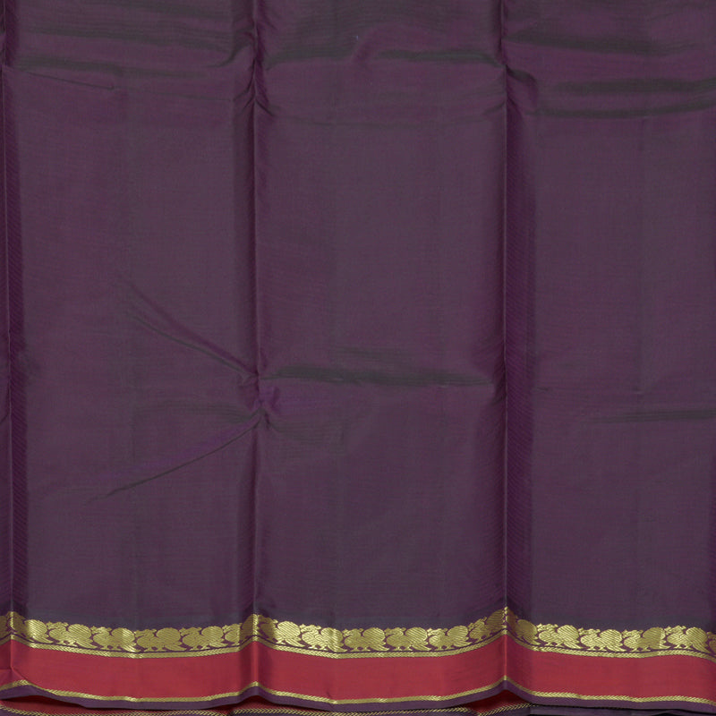 Hayagrivas Handloom Manthalir Kanjivaram Silk Saree with Magenta Border KBF912H3-24