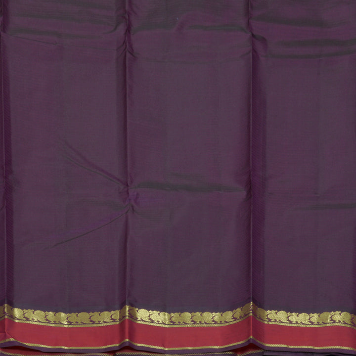 Hayagrivas Handloom Manthalir Kanjivaram Silk Saree with Magenta Border KBF912H3-24