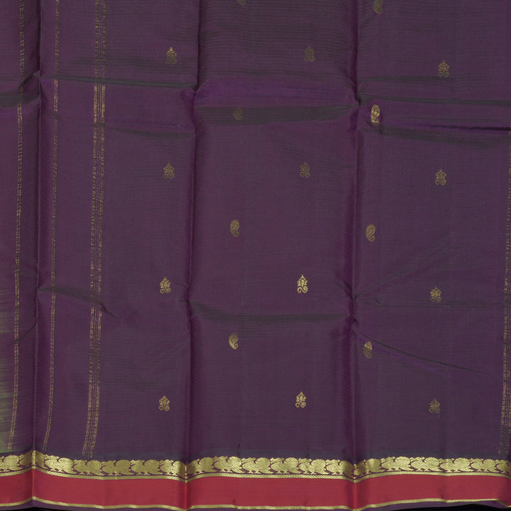 Hayagrivas Handloom Manthalir Kanjivaram Silk Saree with Magenta Border KBF912H3-24