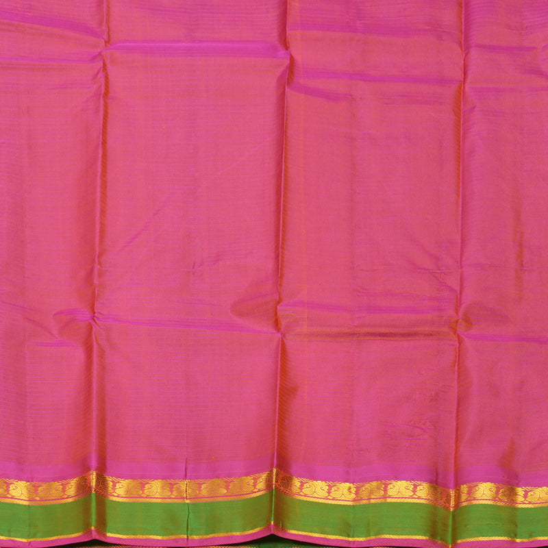 Hayagrivas Handloom Sampanga Green Kanjivaram Silk Saree KBF912H3-29