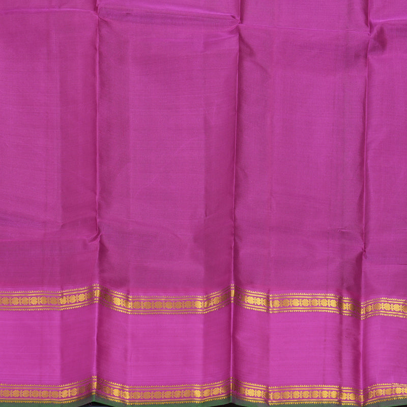 Hayagrivas Handloom Manthalir Kanjivaram Silk Saree with Purple Border KBF912H4-1