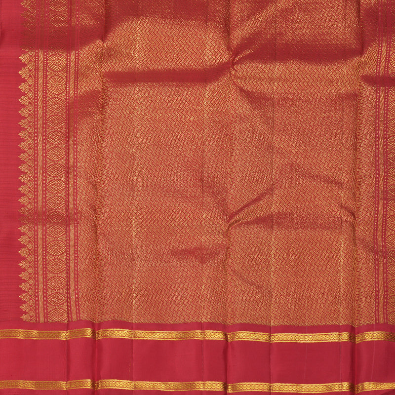 Hayagrivas Handloom Multicolour Checks Kanjivaram Silk Saree with Red Border KBF914H2-1
