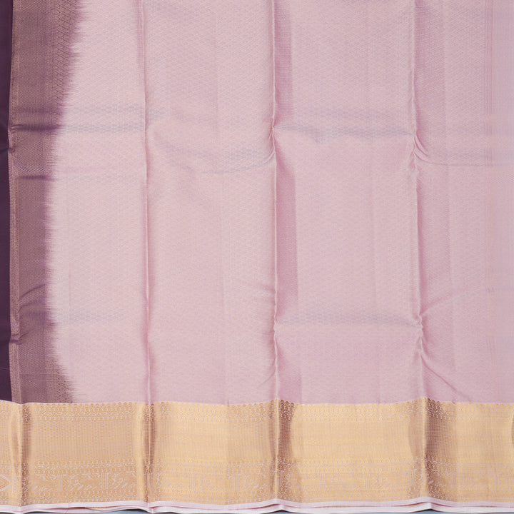 Hayagrivas Handloom Nagapazham Kanjivaram Silk Saree with Baby Pink Border KBF916H1-36