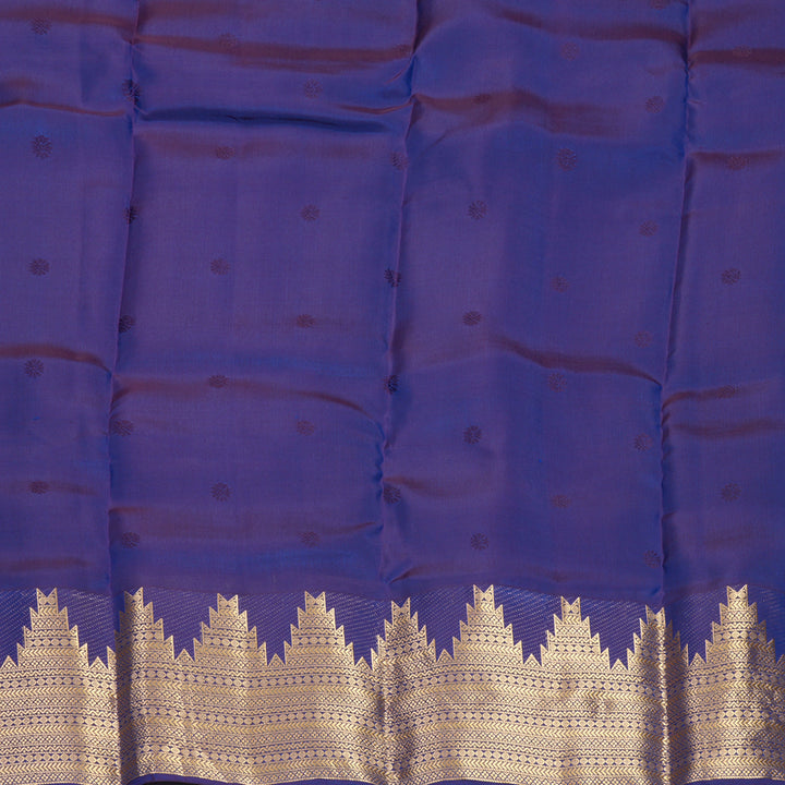 Hayagrivas Handloom Mayilkazhuthu Kanjivaram Silk Saree KBF916H2-14