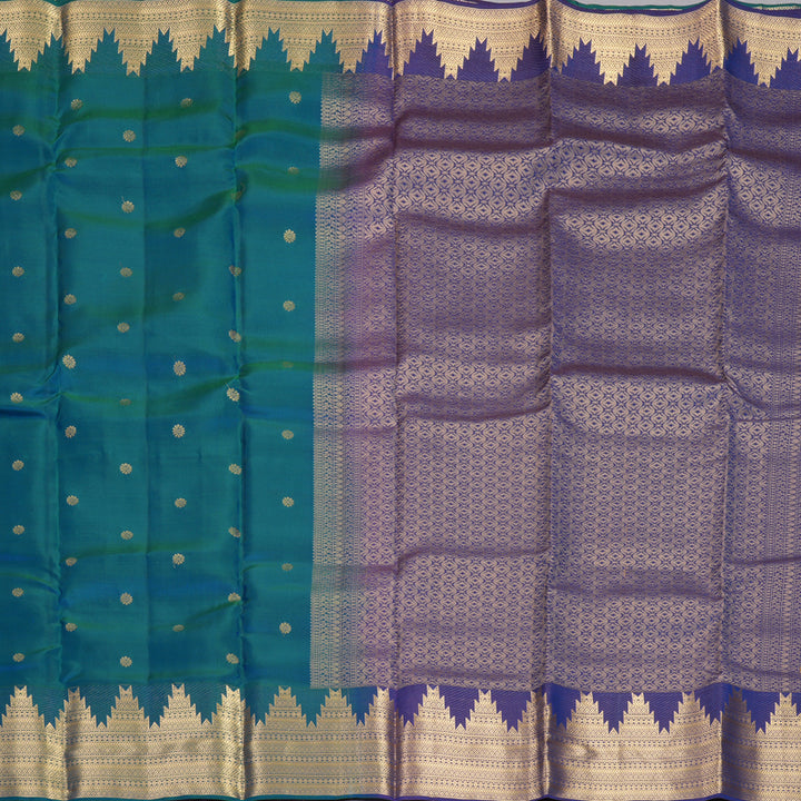 Hayagrivas Handloom Mayilkazhuthu Kanjivaram Silk Saree KBF916H2-14