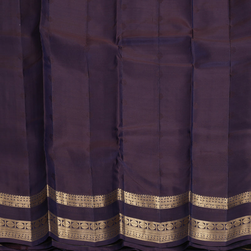 Hayagrivas Handloom Honey Shade Kanjivaram Silk Saree with Nagapazham Border KBF917H2-21