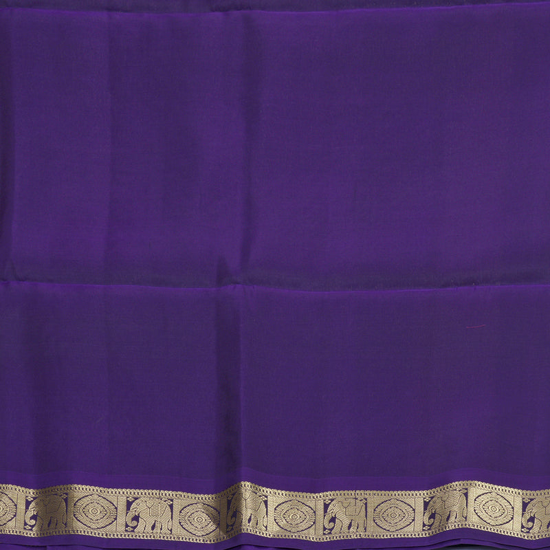 Hayagrivas Pinkish-Maroon Handloom Soft Silk Saree KBF920H1-18