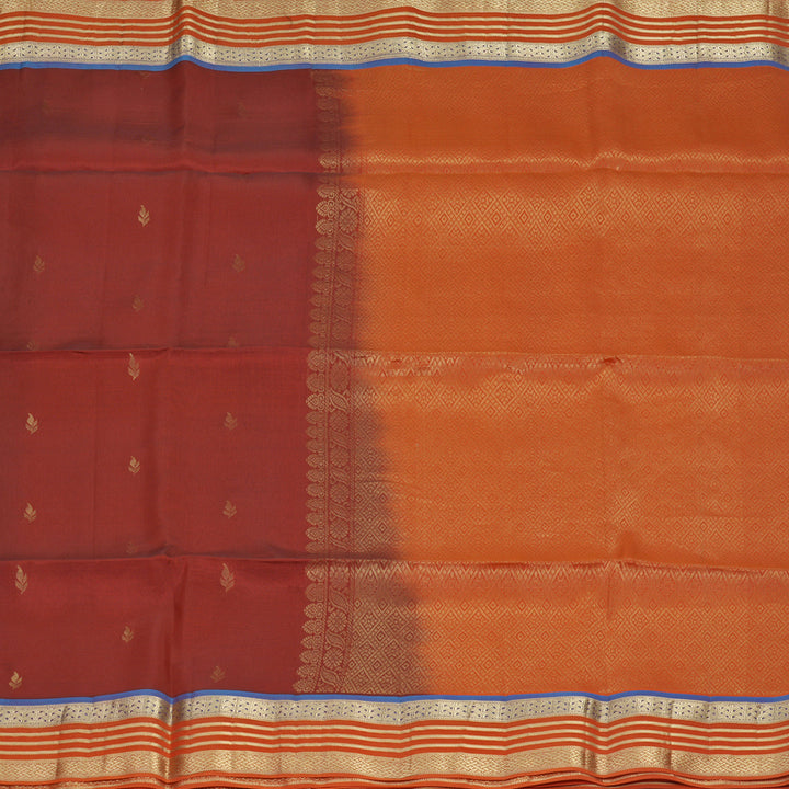 Hayagrivas Maroon Handloom Soft Silk Saree KBF920H1-20