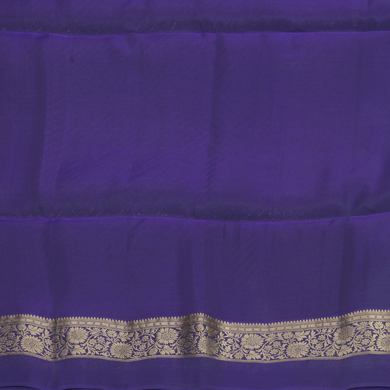 Hayagrivas Deep Teal Handloom Soft Silk Saree KBF920H1-31