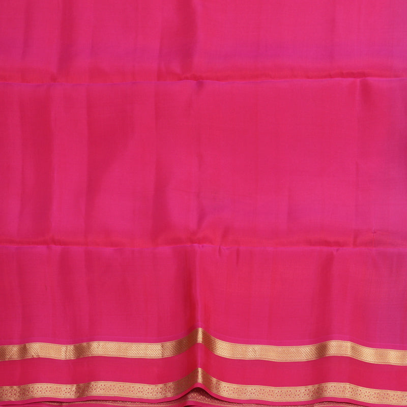 Hayagrivas Dual Tone (Blue &amp; Red) Handloom Soft Silk Saree KBF920H1-6