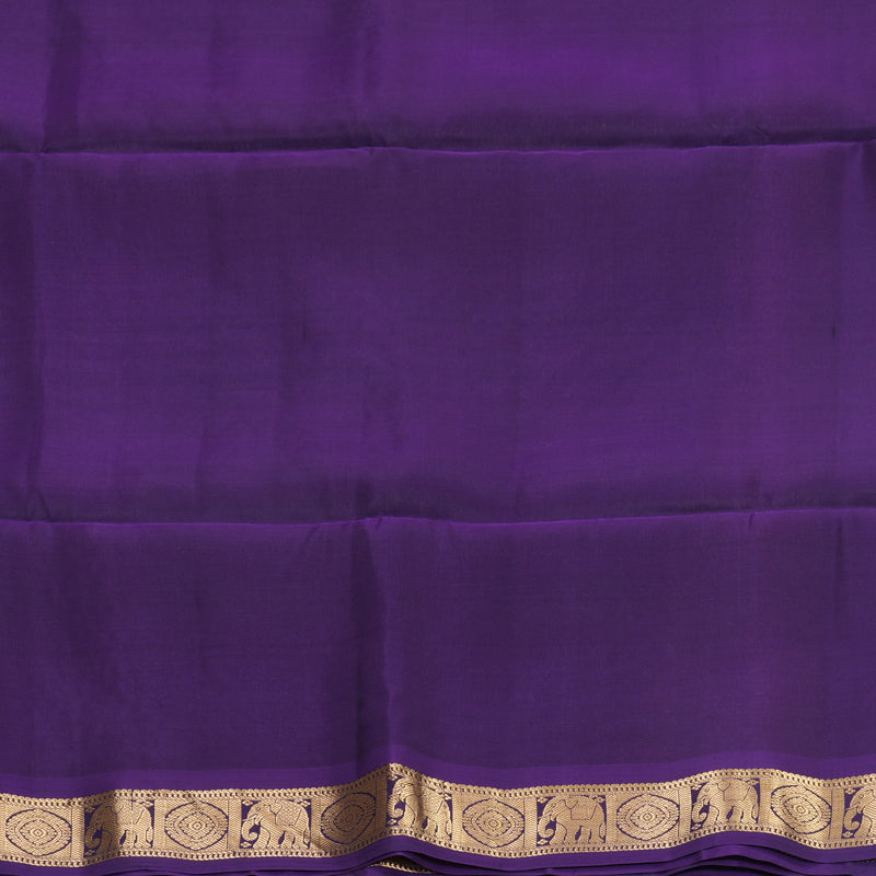 Hayagrivas Pinkish-Mauve Handloom Soft Silk Saree KBF920H1-9