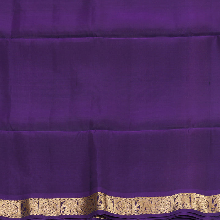 Hayagrivas Pinkish-Mauve Handloom Soft Silk Saree KBF920H1-9