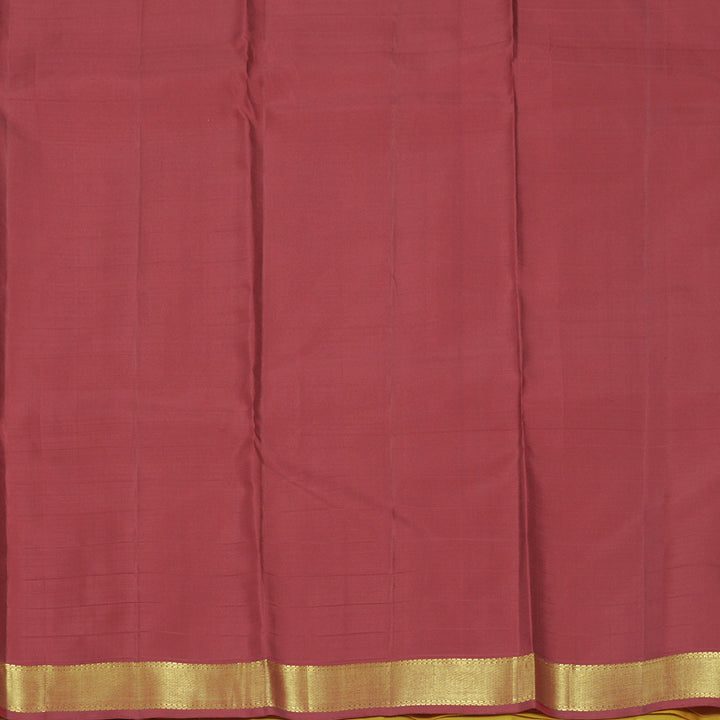 Hayagrivas Handloom Yellow Kanjivaram Silk Saree KBF921H3-1