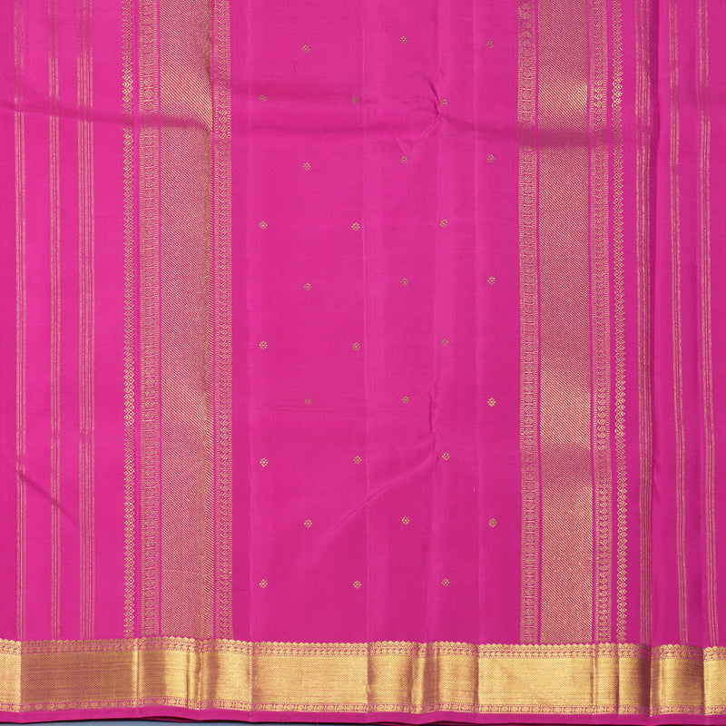 Hayagrivas Handloom Rani Pink Kanjivaram Silk Saree KBF929I4-1
