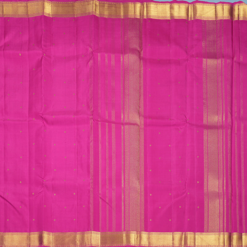 Hayagrivas Handloom Rani Pink Kanjivaram Silk Saree KBF929I4-1