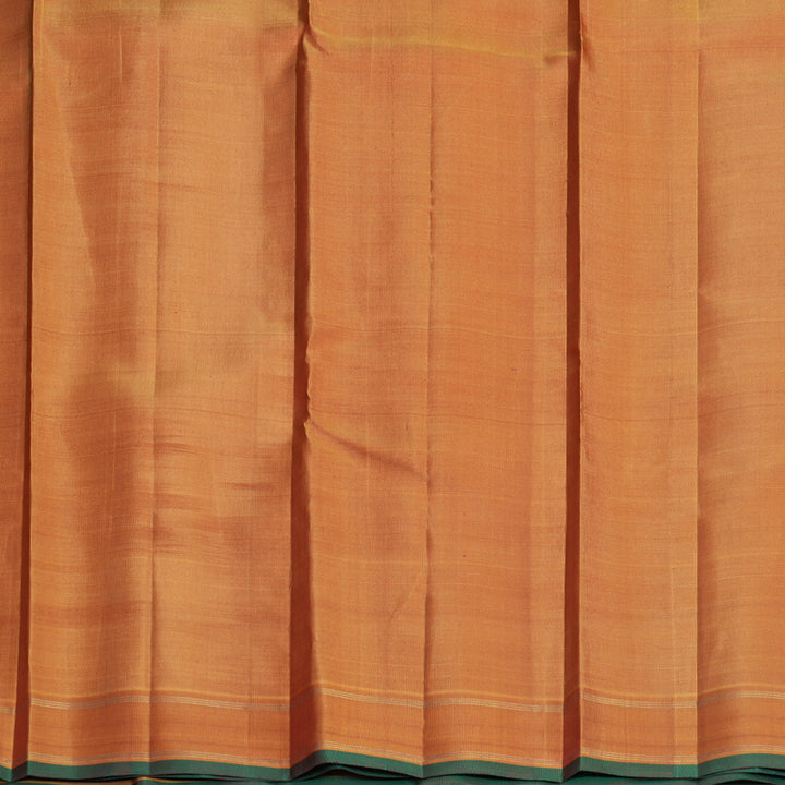 Hayagrivas Handloom Wine Maroon Kanjivaram Silk Saree with Rust Orange Border KBF929I7-1