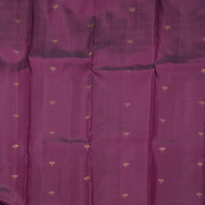 Hayagrivas Handloom Purple Kanjivaram Silk Saree KBF930I2-1