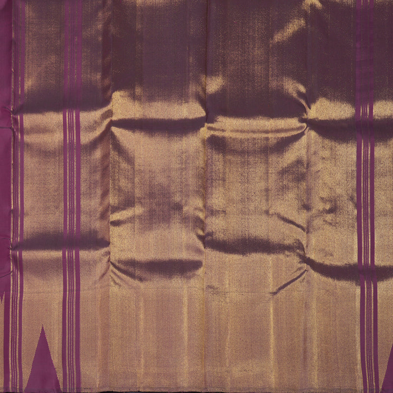 Hayagrivas Handloom Purple Kanjivaram Silk Saree KBF930I2-1
