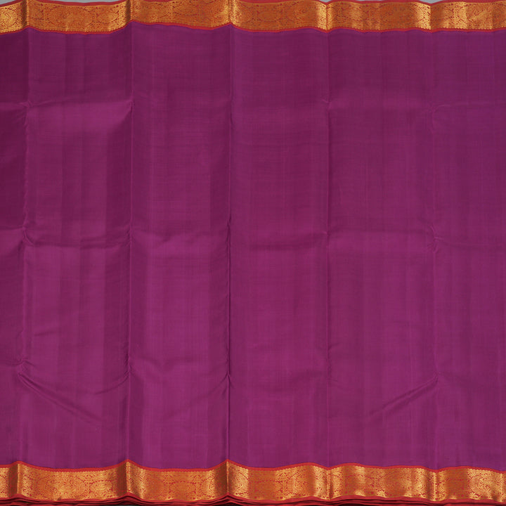 Hayagrivas Handloom Vadamalli Kanjivaram Silk Saree with Red Border KBF93D3-2