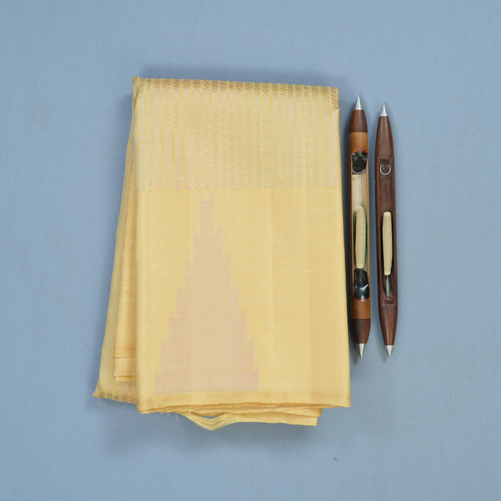 Hayagrivas Handloom Sandal Kanjivaram Silk Saree KBF95D3-1