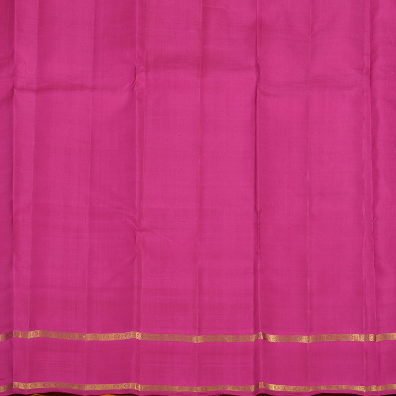 Hayagrivas Handloom Orange Kanjivaram Silk Saree KBF95D5-1
