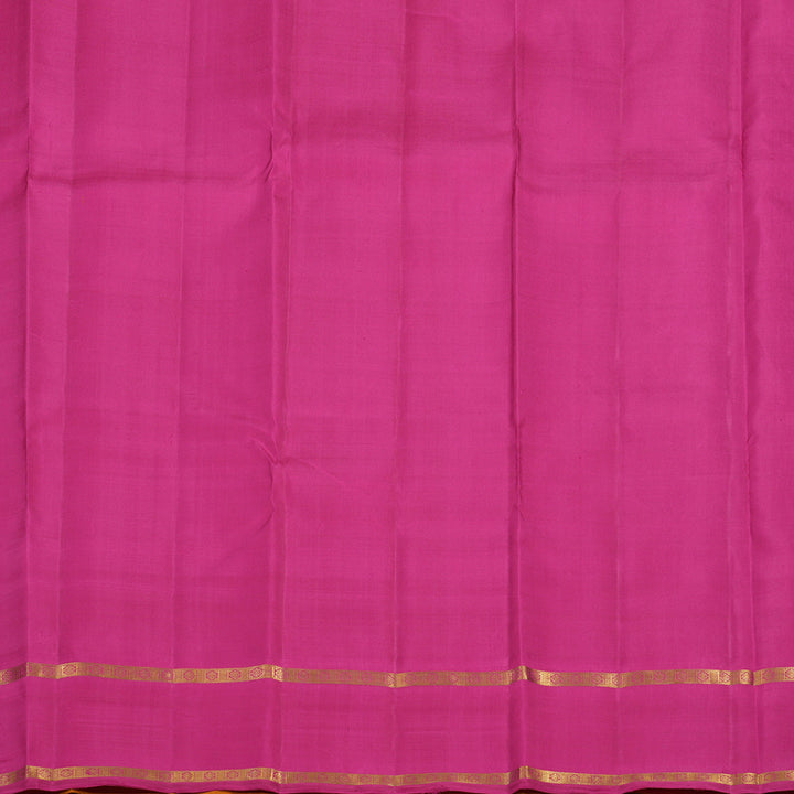 Hayagrivas Handloom Orange Kanjivaram Silk Saree KBF95D5-1