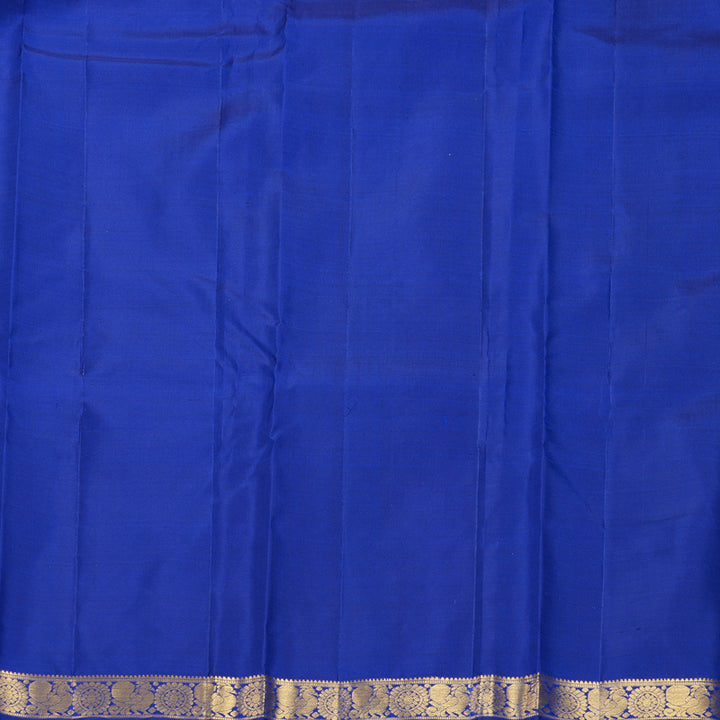 Hayagrivas Handloom MS Blue Kanjivaram Silk Saree KBF966I1-1