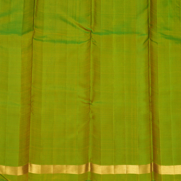 Hayagrivas Handloom Orangish-Pink Kanjivaram Silk Saree KBF968I1-1