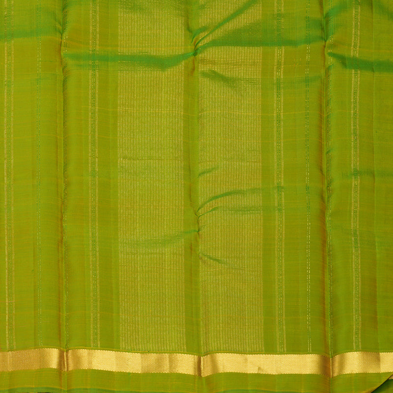 Hayagrivas Handloom Orangish-Pink Kanjivaram Silk Saree KBF968I1-1
