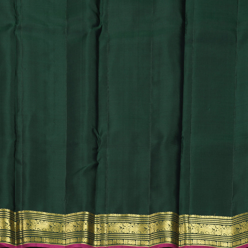Hayagrivas Handloom Karum Pachai Kanjivaram Silk Saree KBF969I10-2