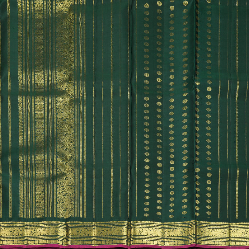 Hayagrivas Handloom Karum Pachai Kanjivaram Silk Saree KBF969I10-2