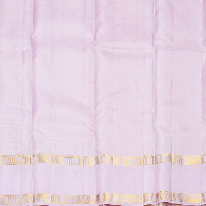 Hayagrivas Handloom Lilac Kanjivaram Silk Saree KBF969I12-2